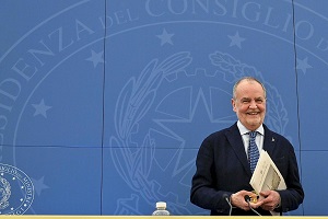 foto del ministro per gli affari regionali e le autonomie Calderoli